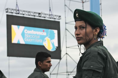 Conferencia nacional guerrillera de las Farc • Fotografía Ricardo Cruz