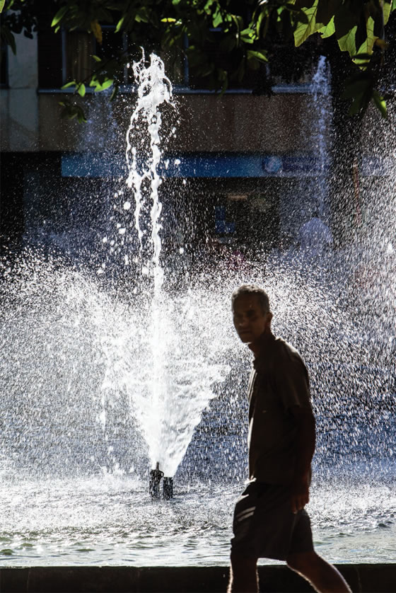 Bautizo en la fuente