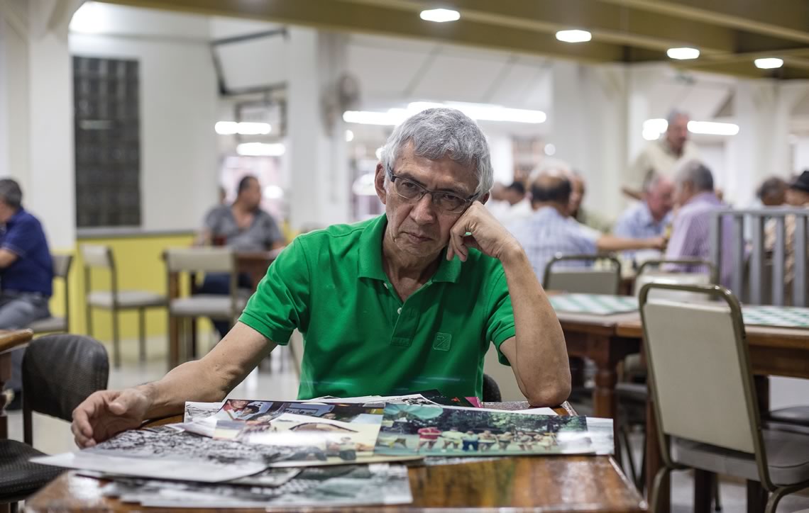 Edgar Jiménez, el Chino, en billares Maracaibo. Juan Fernando Ospina, 2018