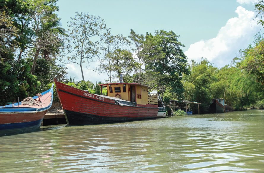 Caño de entrada al puerto de Unguía. Fotografía: Ferley Maussa Sierra.