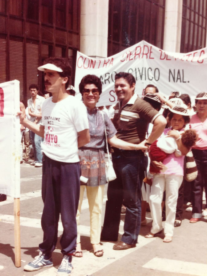 Marcha del 1º de Mayo. Años 80.