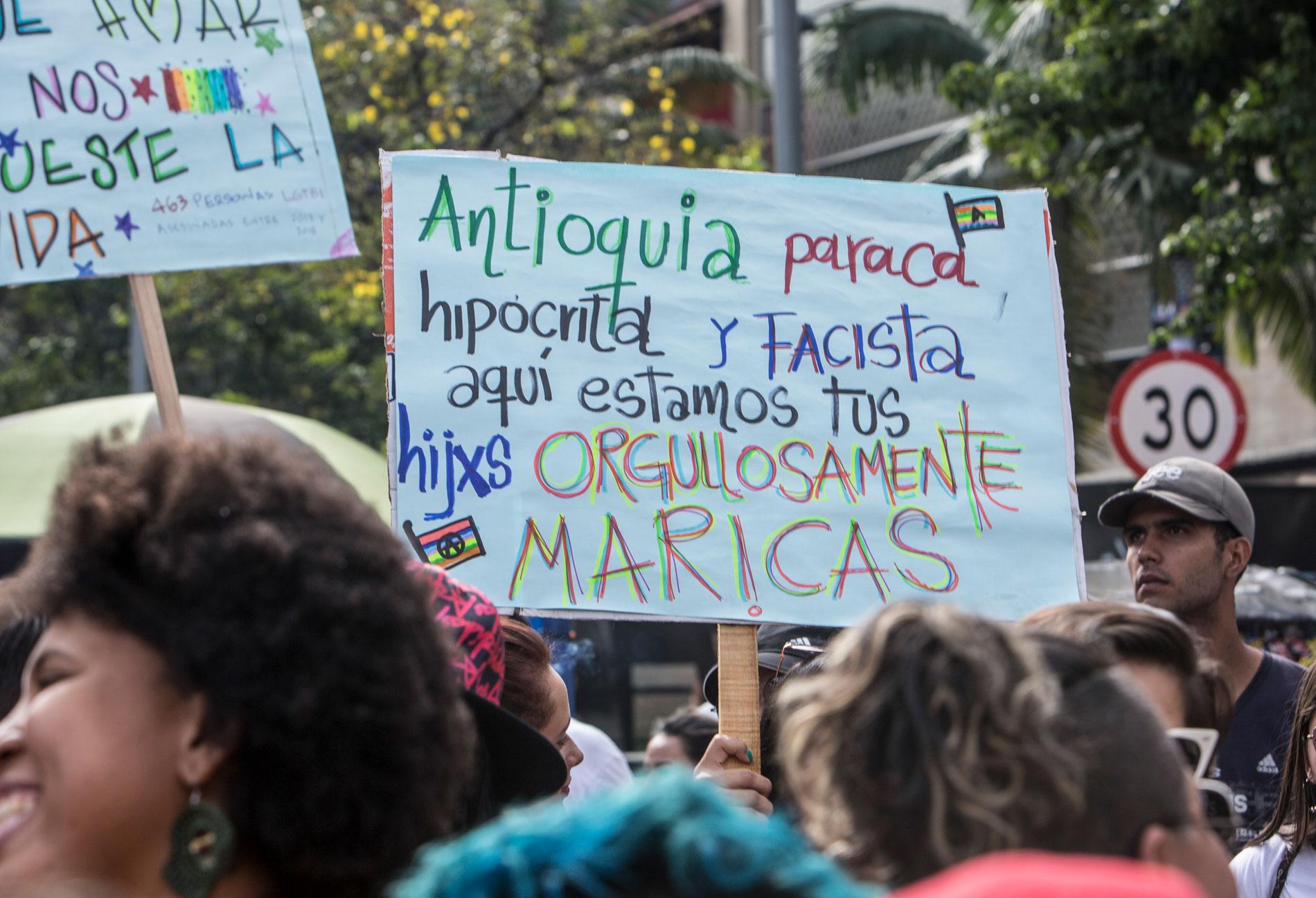 Marcha del Orgullo Gay. Medellín, 2019 - fotografía Juan Fernando Ospina