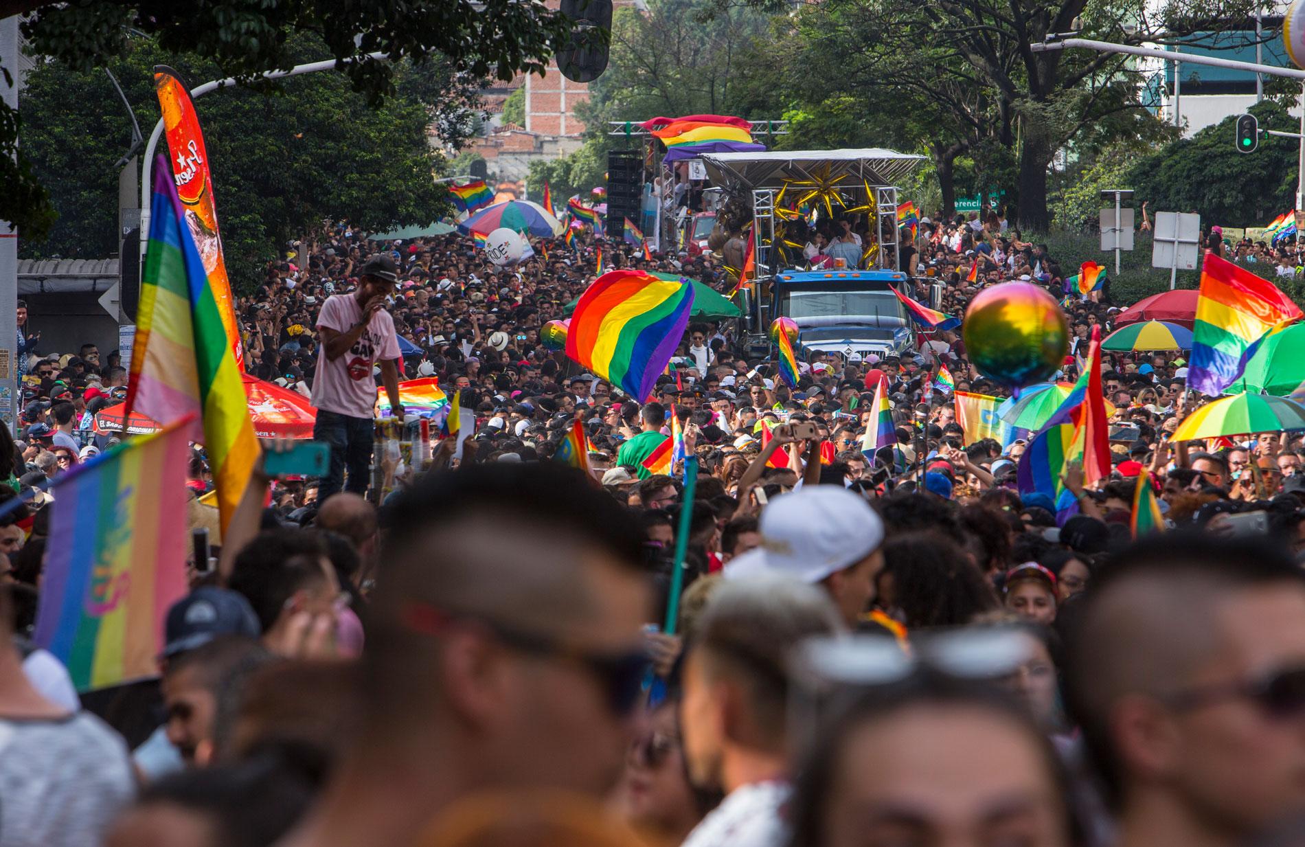 Marcha del Orgullo Gay. Medellín, 2019 - fotografía Juan Fernando Ospina