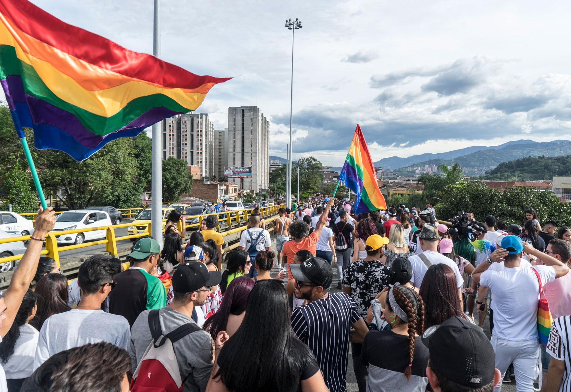 Marcha del Orgullo Gay. Medellín, 2019 - fotografía Juan Fernando Ospina