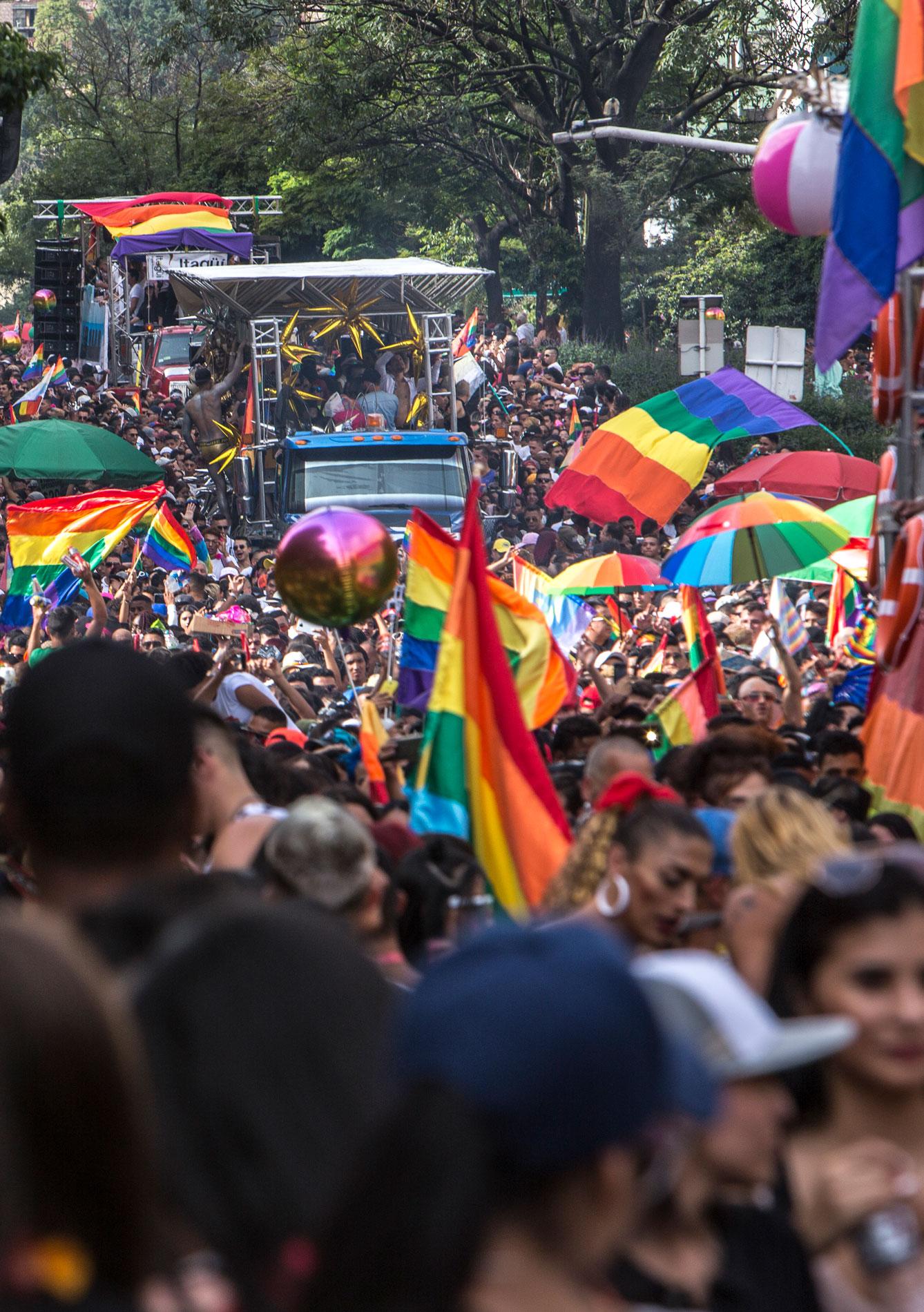 Marcha del Orgullo Gay. Medellín, 2019 - fotografía Juan Fernando Ospina