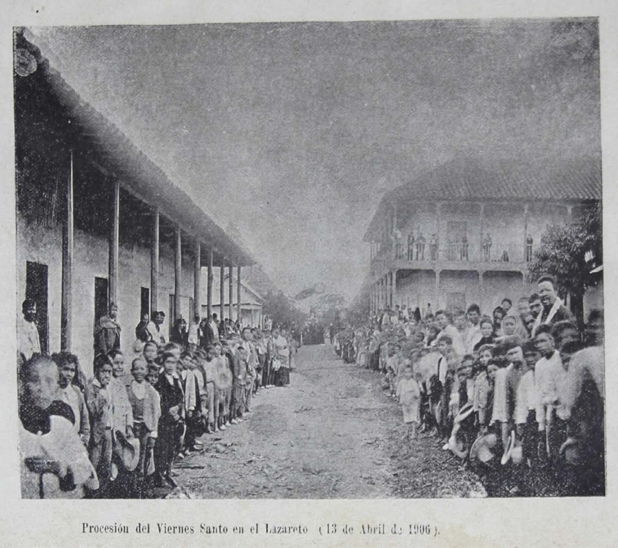 Procesión del Viernes Santo en el Lazareto