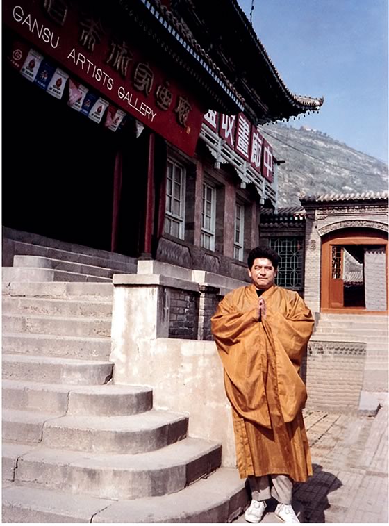 Harold Alvarado Tenorio en China, 1993