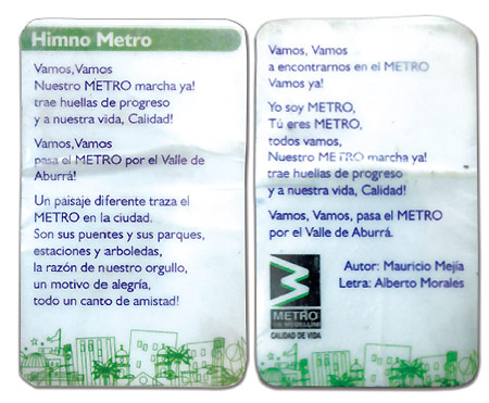 Himno Metro