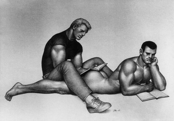 Dibujo de Tom of Finland.