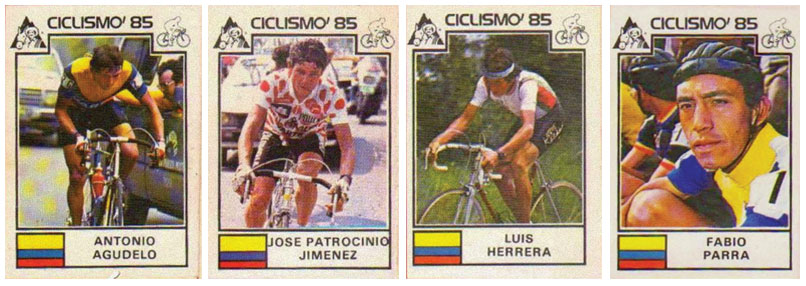 Imágenes: Álbum Ciclismo 85-Panini