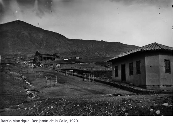 Barrio Manrique, Benjamín de la Calle, 1920.