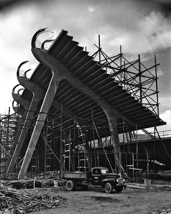 Estadio Atanasio Girardot. Gabriel Carvajal, 1952. Archivo BPP.